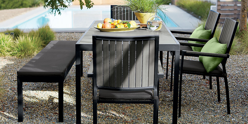Outdoor Patio Dining Furniture Crate and Barrel