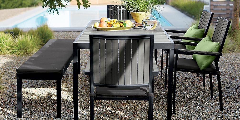 save money on outdoor furniture sets | crate and barrel