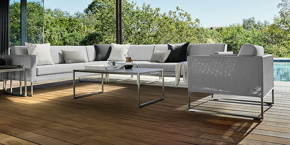 Outdoor Patio Lounge Furniture Crate And Barrel