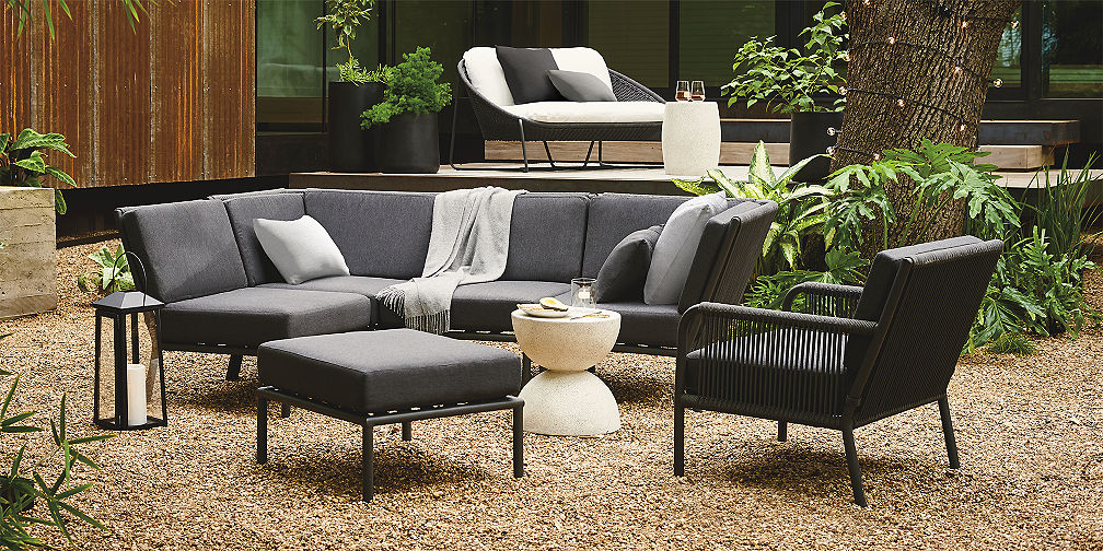 Outdoor Patio Lounge Furniture Crate And Barrel