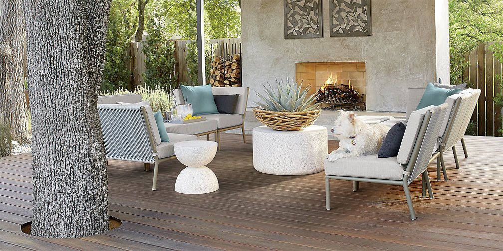 Outdoor Patio Lounge Furniture Crate And Barrel