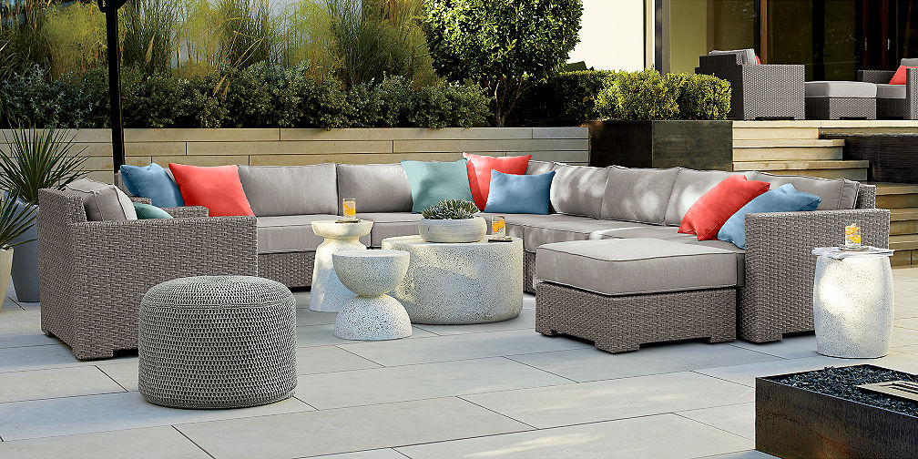 Outdoor Patio Lounge Furniture Crate And Barrel