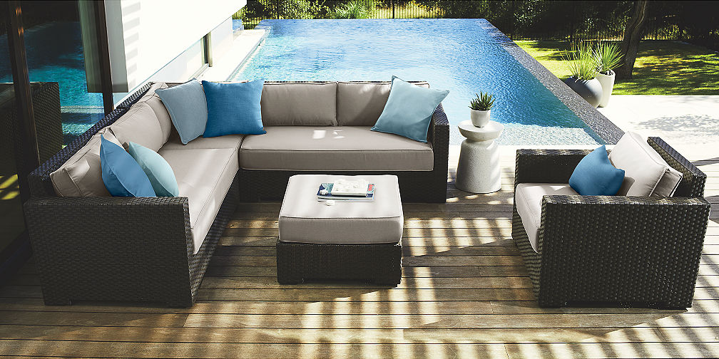 Outdoor Patio Lounge Furniture Crate And Barrel
