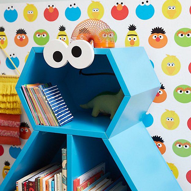 Sesame Street Cookie Monster Bookcase Reviews Crate And Barrel