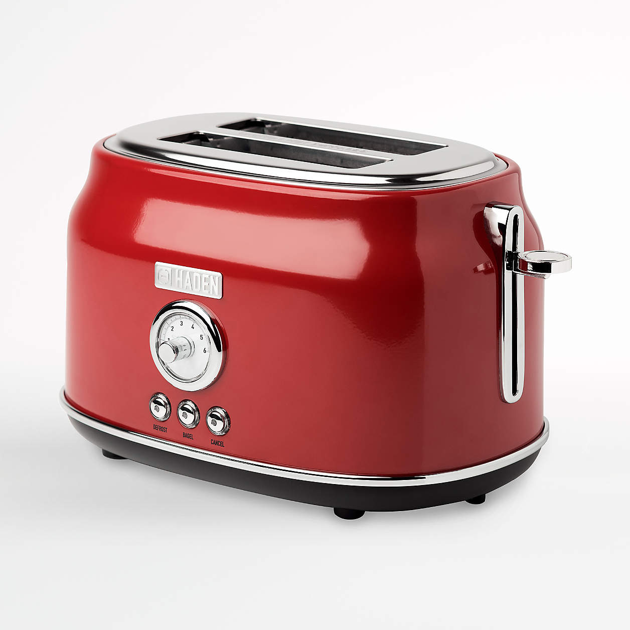 Haden Red Dorset 2Slice Toaster + Reviews Crate and Barrel
