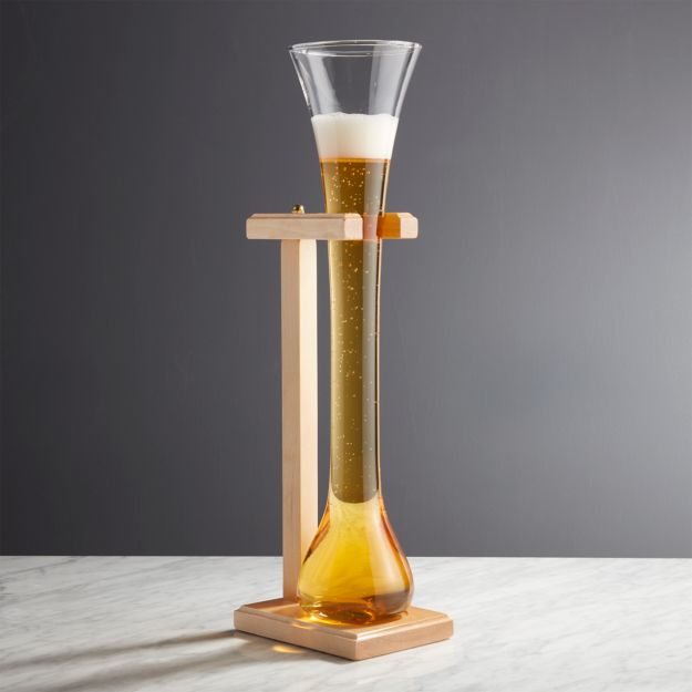 Download Half Yard Beer Glass + Reviews | Crate and Barrel Yellowimages Mockups