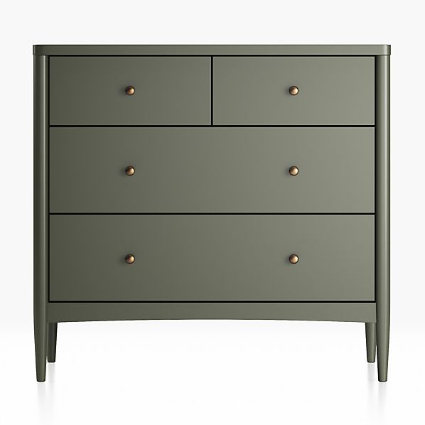 Kids Hampshire 4 Drawer Olive Green Dresser Reviews Crate And