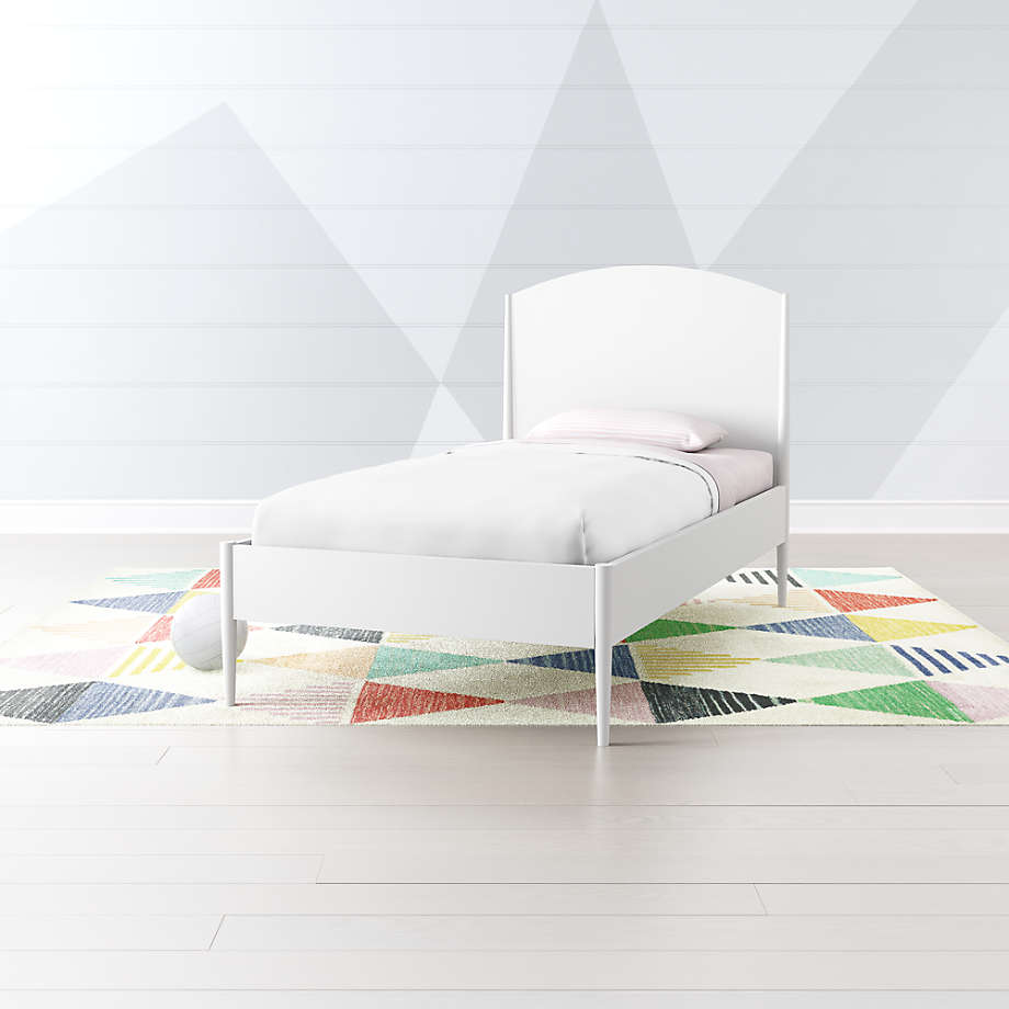 Hampshire White Arched Bed Crate and Barrel