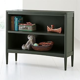 Kids Bookcases And Bookshelves Crate Barrel Hampshire Small Olive Green Bookcase Kids