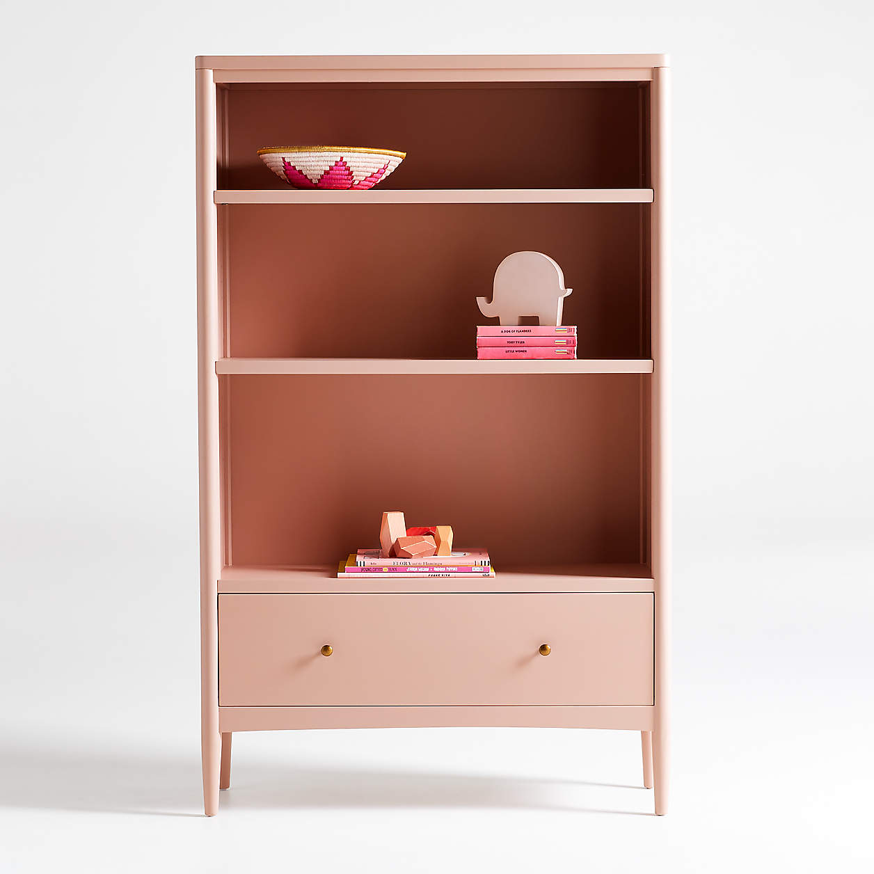 Hampshire Blush Tall Bookcase | Crate and Barrel Canada