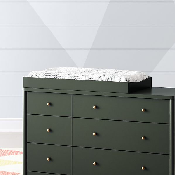 Hampshire Olive Green Changing Table Topper Reviews Crate And
