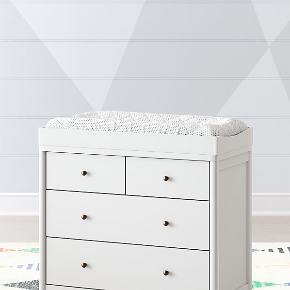 Hampshire White Changing Table Topper Reviews Crate And Barrel