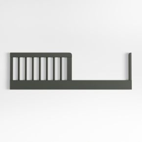 Image of Hampshire Olive Green Wood Toddler Bed Rail