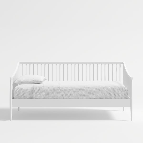 Hampshire Spindle White Wood Kids Daybed