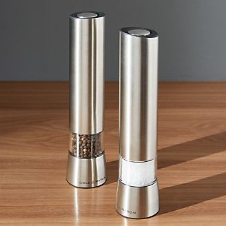 Cole & Mason ® Hampstead Electric Salt and Pepper Mills with Light