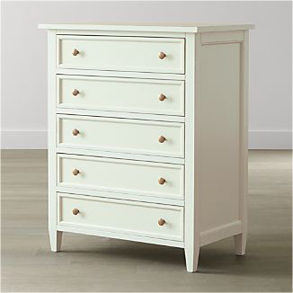 White Wood Dressers | Crate and Barrel