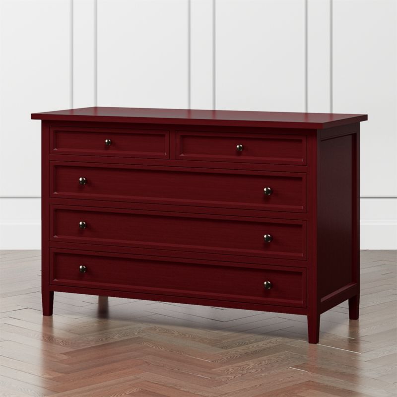 Harbor Bruno Black 5 Drawer Dresser Reviews Crate And Barrel