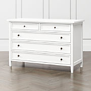 White Wood Dressers Crate And Barrel