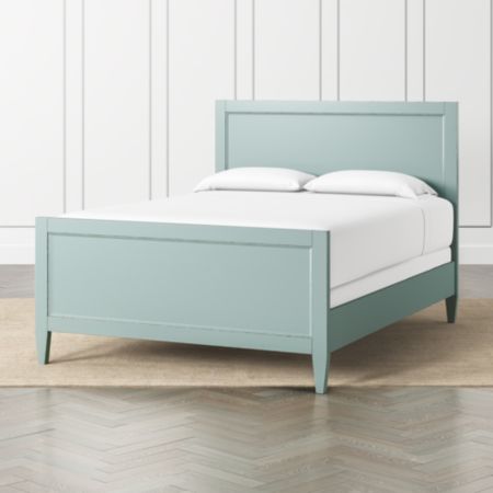 Harbor Blue Grey Bed