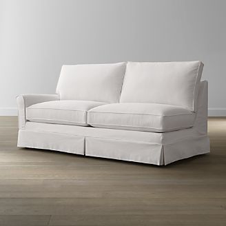 Harborside Slipcovered Left Arm Full Sleeper