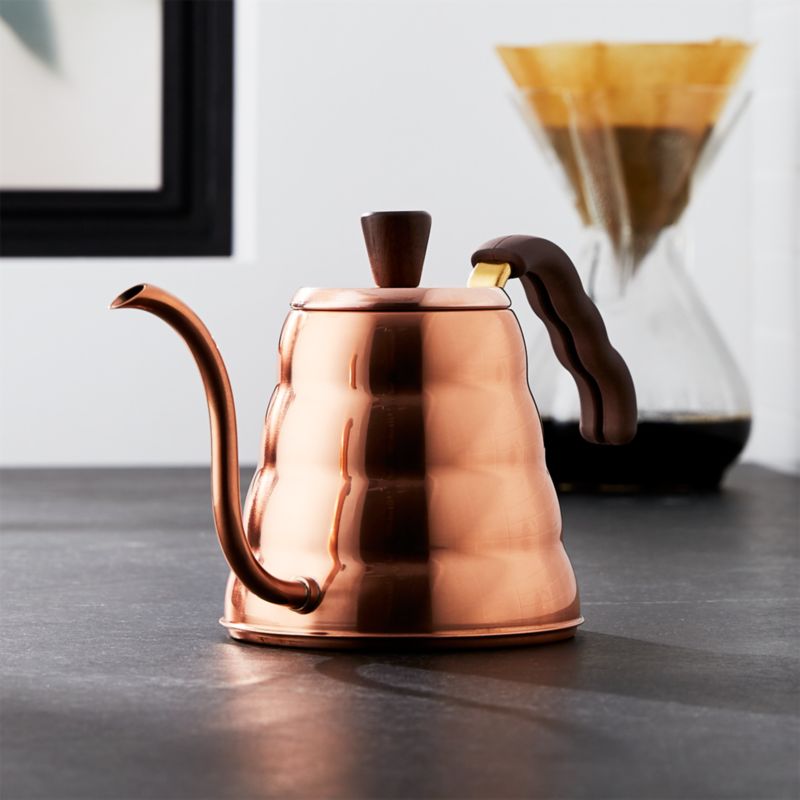 Hario Buono Copper Tea Kettle + Reviews Crate and Barrel