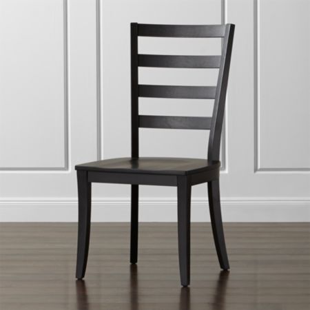 Harper Black Ladder Back Dining Chair