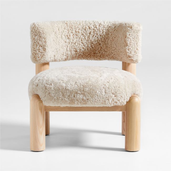 Online Designer Combined Living/Dining Harper Shearling Accent Chair