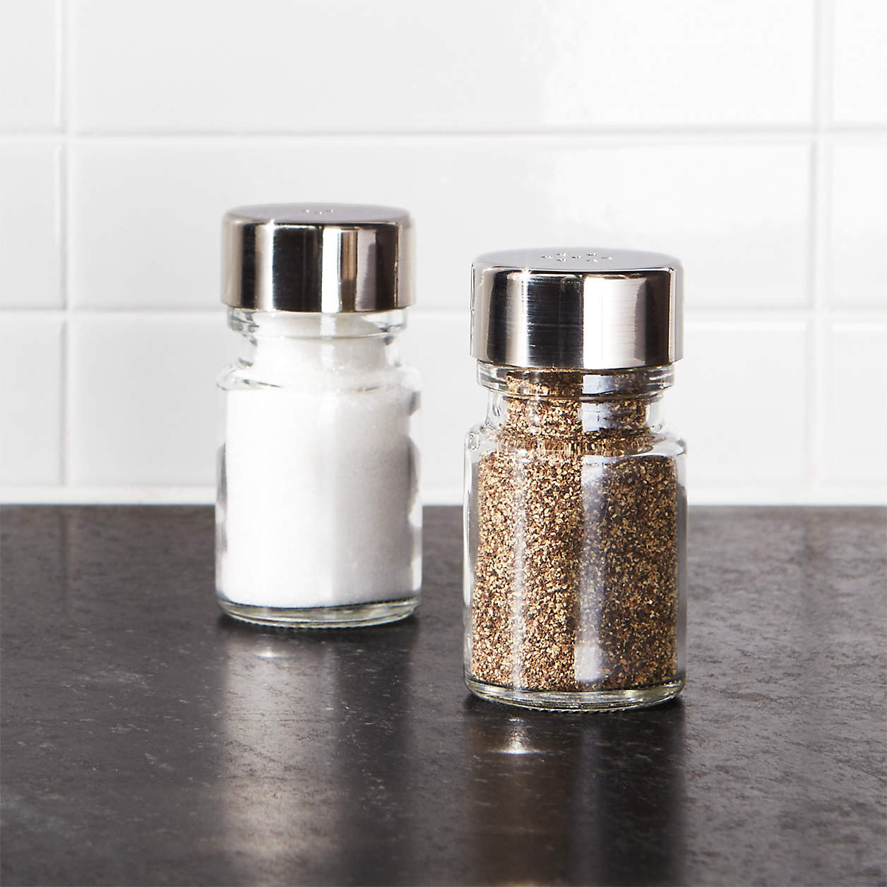 Salt and Pepper Shakers Set + Reviews | Crate and Barrel