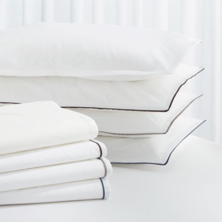 Haven Percale Duvet Covers And Pillow Shams Crate And Barrel