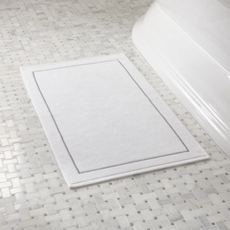 Haven Grey Organic Bath Mat 20 X34 Reviews Crate And Barrel