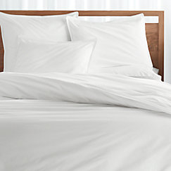 Haven White Percale Duvet Covers And Pillow Shams Crate Barrel Haven Twin White Percale Duvet Cover