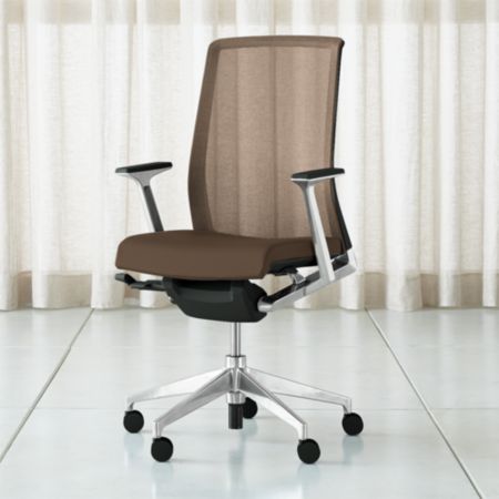 Haworth Very Mesh Back Desk Chair Reviews Crate And Barrel