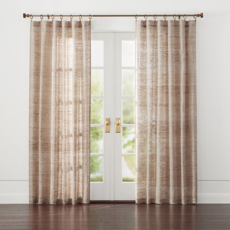 Hayden Silk Curtains Crate and Barrel