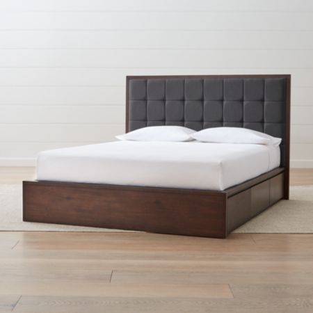 Hayden Smoke Storage Bed Crate And Barrel
