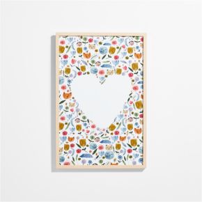Heart Large Framed Wall Art Print