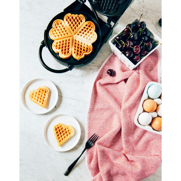 CucinaPro Heart Shaped Waffle Maker Crate and Barrel