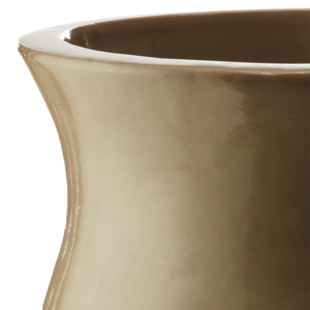 Hewett Tall Ceramic Floor Vase in Vases + Reviews Crate and Barrel