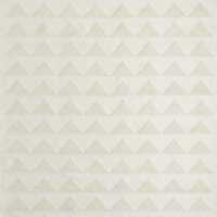 Hi/Low Triangle Pampas Ivory Flatweave Kids Performance 12"x18" Rug Swatch