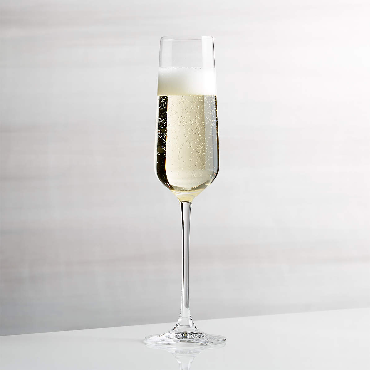 patterned champagne glasses