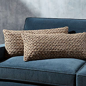 crate and barrel pillows and throws