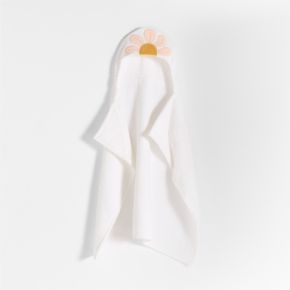 Image of Flower 100% Organic Cotton Hooded Baby Towel
