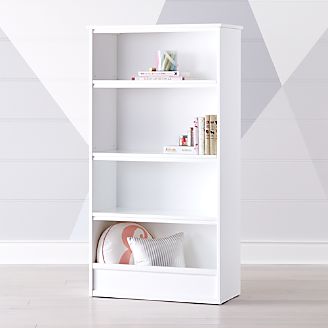 Horizon Tall White Bookcase Kids Horizon Tall White Bookcase Kids