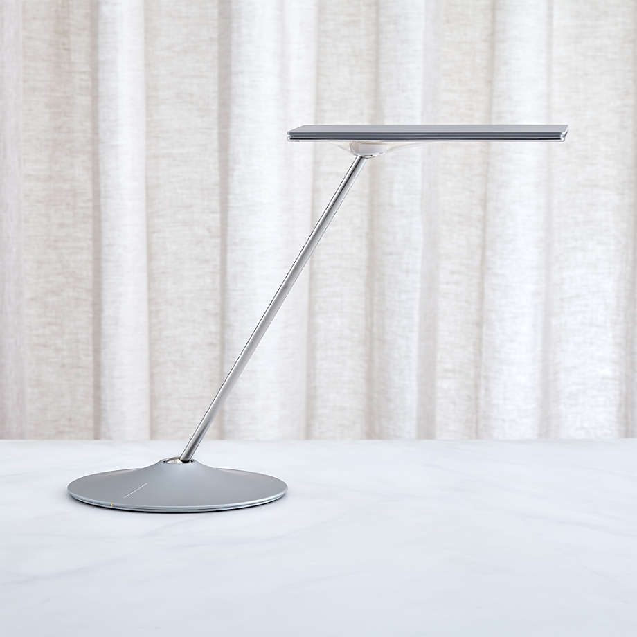 silver desk lamp