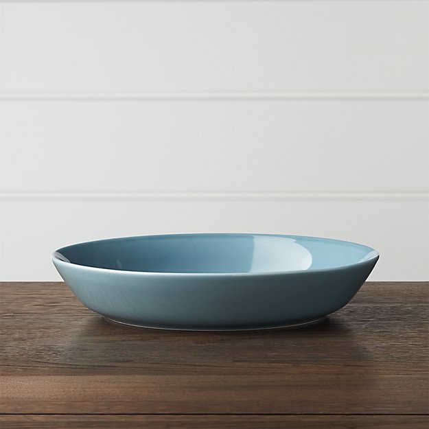 Hue Blue Low Bowl Crate and Barrel