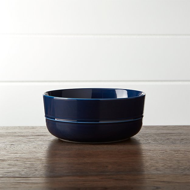 Hue Navy Blue Bowl Crate and Barrel
