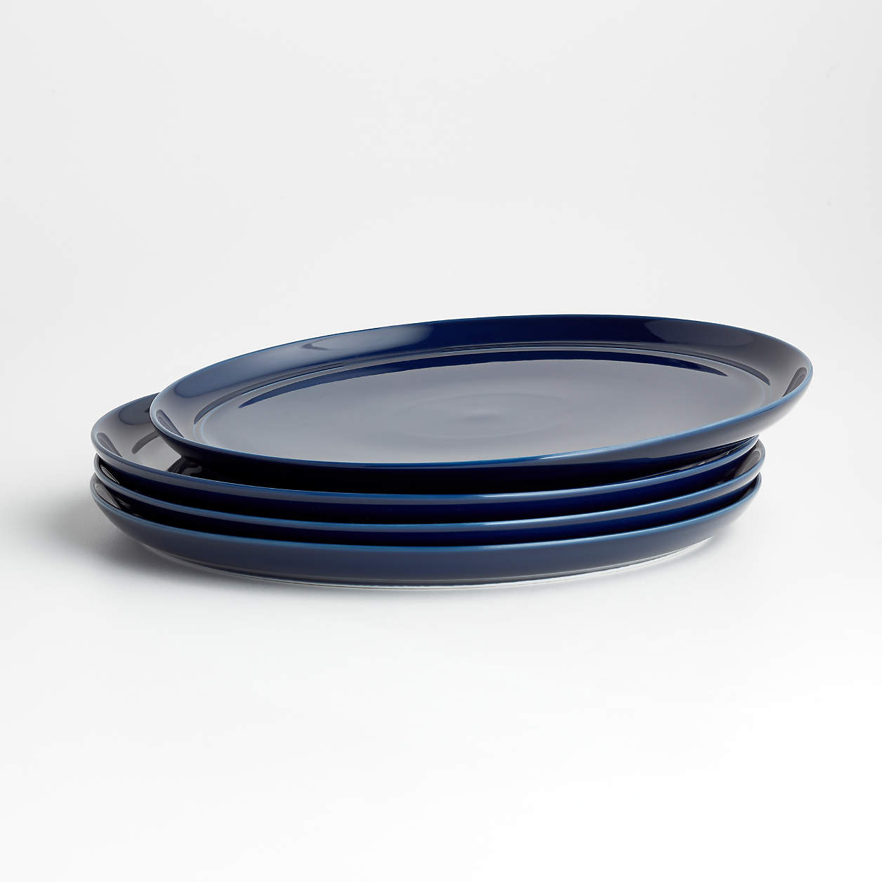 Hue Navy Blue Dinner Plates, Set of 4 + Reviews | Crate and Barrel Canada