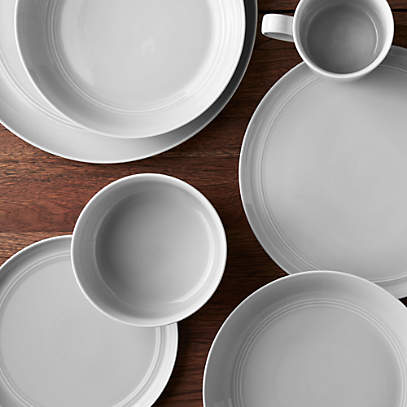 plates grey