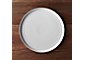 Hue Light Grey Dinner Plate