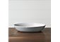 Hue Light Grey Low Bowl