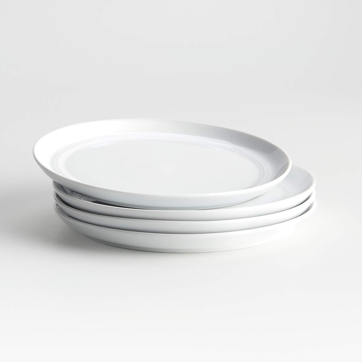 Hue White Salad Plates, Set of 4 + Reviews Crate and Barrel